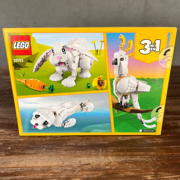 LEGO 3 IN 1 WHITE RABBIT 31133 BRAND NEW/SEALED 258 PIECES - Picture 8 of 9